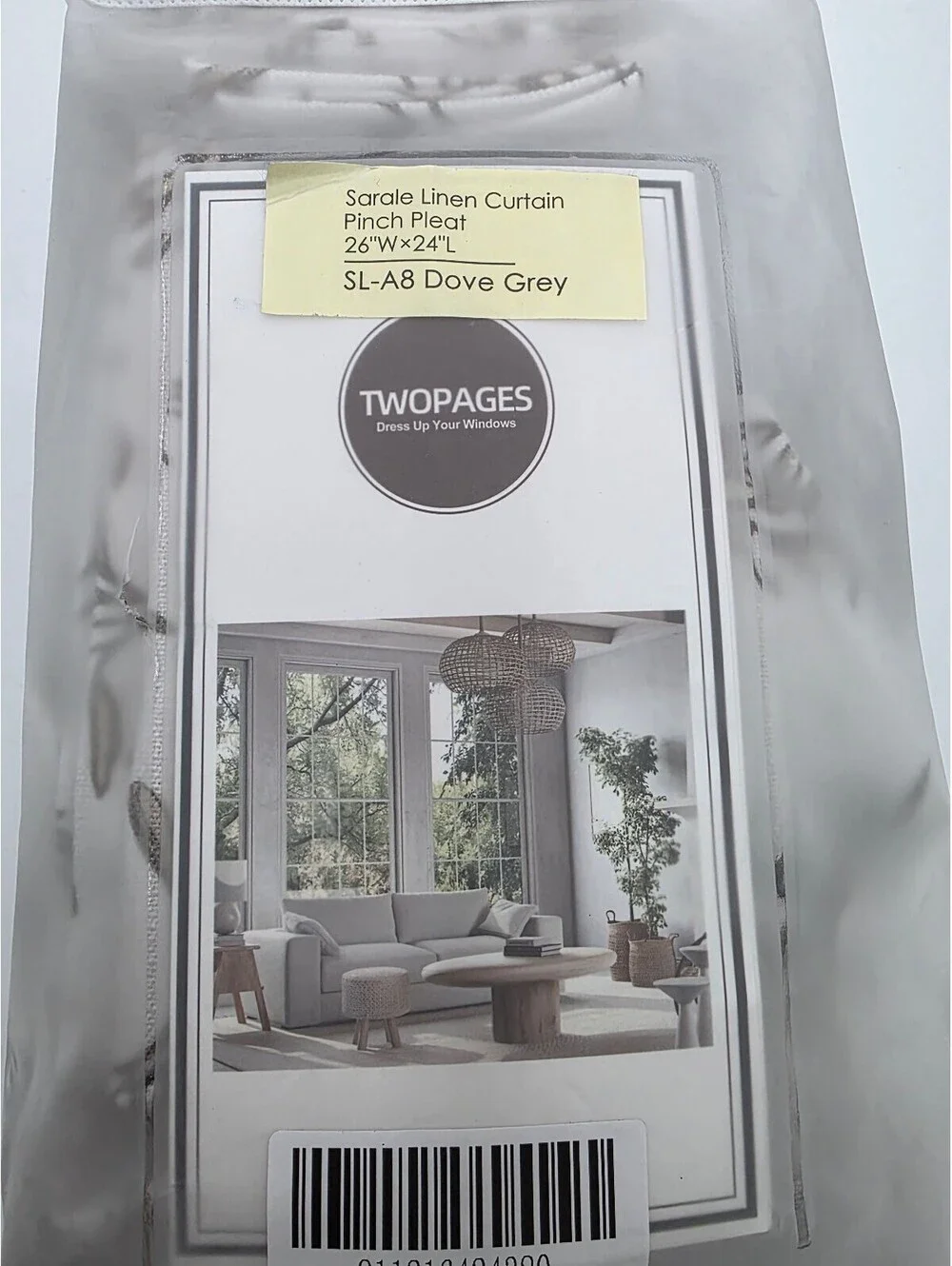 TWOPAGES Sarale Linen Pinch Pleat Curtain 26